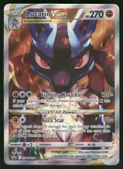 Lucario VSTAR - SWSH291 Promo Holo NM Pokemon SWSH: Sword & Shield Promo Cards - Image 1