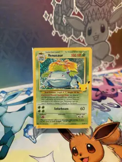 Pokemon TCG Venusaur 15/102 Celebrations 25th Anniversary Holo Rare Card LP - Image 1