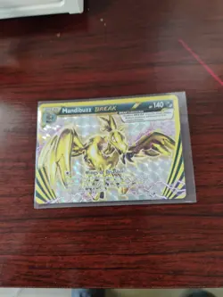 Mandibuzz BREAK XY182 Ultra Rare Black Star Promo Pokemon Card - Image 1