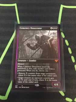 MTG Magic The Gathering Cemetery Desecrator DBL Mythic Zombie Commander - Image 1