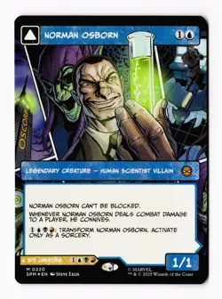 Norman Osborn (Borderless) (Foil) 0220 (M) MTG Marvel's Spider-Man (SPM) - Image 1