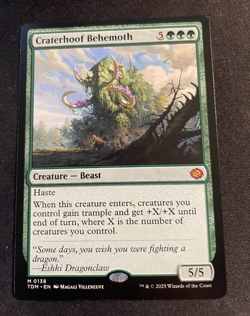 MTG Craterhoof Behemoth, NM-Mint, (TDM #0138) Regular - Image 1