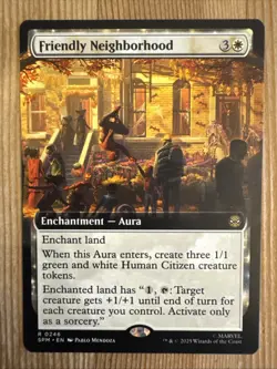 Friendly Neighborhood - 0246 - R - Extended - NON Foil - Spider-Man - MTG - NM - Image 1