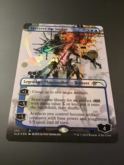 MTG Secret Lair #1111 Borderless Foil Tezzeret the Seeker - Image 1