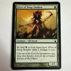 Elves of Deep Shadow - Ravnica: City of Guilds MTG Magic #161 NM - Image 1