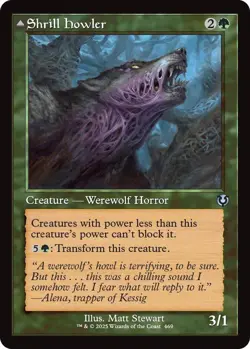 Shrill Howler Retro Frame 469 MTG Innistrad Remastered Uncommon NP - Image 1