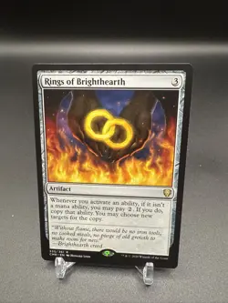Rings of Brighthearth Commander Legends Regular MTG - Image 1