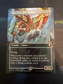 Luminous Broodmoth (Borderless) Commander: Bloomburrow Regular - Image 1