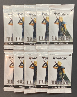MTG - Final Fantasy - Play Booster Pack Lot (10 Packs Total) - Sealed/New - Image 1