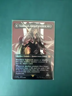 Sephiroth, Fabled SOLDIER (Borderless) (0382) - Foil FINAL FANTASY (FIN) - Image 1