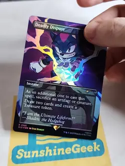 Deadly Dispute (2091) (Rainbow Foil) Sonic Secret Lair Drop Foil - Image 2