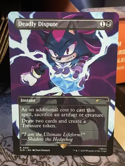 Deadly Dispute #2091 NM/M MTG Magic Secret Lair Sonic the Hedgehog Sega - Image 1