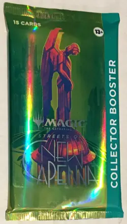 2022 Factory Sealed Magic MTG Streets of New Capenna Collector Booster Pack - Image 1