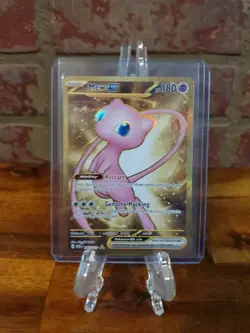 Pokemon TCG Mew ex 205/165 Sv: Scarlet & Violet 151 Holo NON METAL MINT/NM - Image 1