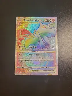 Aerodactyl VSTAR 199/196 SWSH10: Lost Origin Secret Rare - NM - Image 1