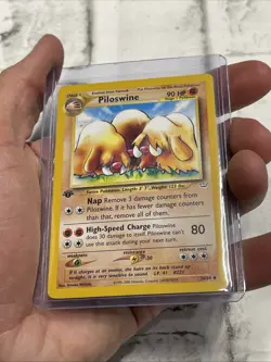 Pokemon Card - Neo Revelation 36/64 - PILOSWINE (uncommon) 1st Edition LP WOTC - Image 2