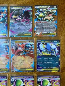 (Lot 12) Pokemon Mega Evolution Mega EXs Double Rare English Latias Lucario NM/M - Image 3