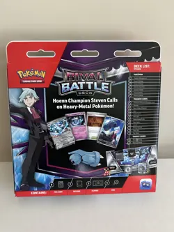 Pokemon Rival Battle Deck Steven's Beldum Illustration Metagross Ex New In Hand! - Image 2