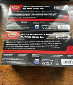 Pokemon TCG Scarlet & Violet Prismatic Evolutions Surprise Box (LOT OF 2) NEW - Image 2