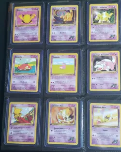 Pokemon 1st Edition Collection In Toploader Binder NM WOTC Vintage Lot Gradeable - Image 4