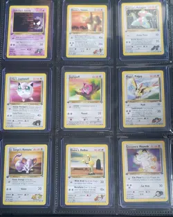 Pokemon 1st Edition Collection In Toploader Binder NM WOTC Vintage Lot Gradeable - Image 5