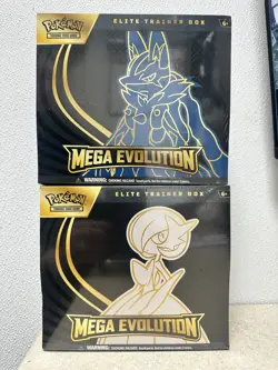 Pokemon Mega Evolution Regular ETB Set Lucario & Gardevoir *in Hand!* FAST SHIP - Image 1