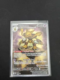 Pokemon Center Stamped Alakazam 009 Pokemon Mega Evolutions -ETB Promo - Image 1