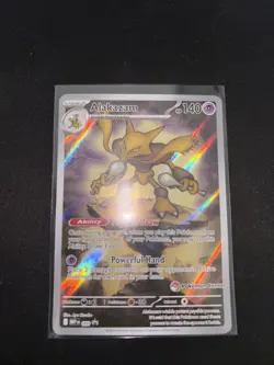 Pokemon Center Stamped Alakazam 009 Pokemon Mega Evolutions -ETB Promo - Image 2
