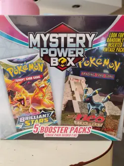Pokemon SEALED Mystery Power Box Chase Pack Seeded 1:10 (5 Booster Packs) NEW - Image 1