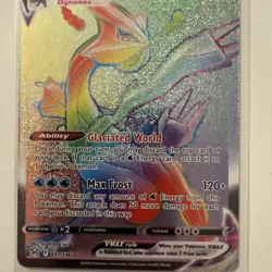 Pokemon Tcg: Kyurem VMAX Rainbow Secret Rare 197/196 - Lost Origin Full Art Holo - Image 3