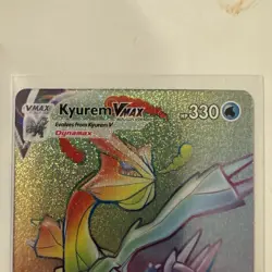 Pokemon Tcg: Kyurem VMAX Rainbow Secret Rare 197/196 - Lost Origin Full Art Holo - Image 4