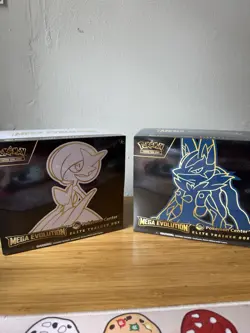 Pokemon Center Mega Evolution Gardevoir & Lucario ETB Elite Trainer Box Set Of 2 - Image 1