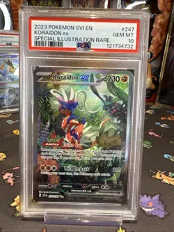 2023 Pokemon Svi En-Scarlet & Violet SIR Koraidon Ex #247 PSA 10 - Image 1