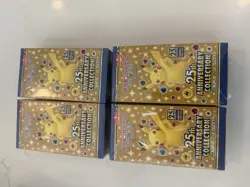 Pokemon PikachuCelebrations 25th Anniversary Japanese Booster Box set of 4 - Image 1