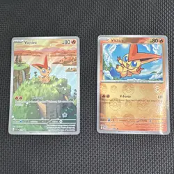 Pokemon TCG Victini Illustration Collection Promos 208 Victini + 012 Victini - Image 1