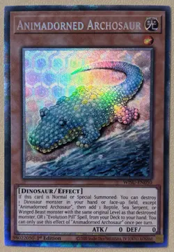 Animadorned Archosaur WISU-EN050 Collector's Rare 1st Ed - Image 1