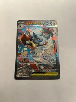 Mega Lucario Ex 179/132 Gold Secret Rare Secret Rare Pokemon Card NM Near Mint - Image 1