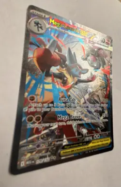 Mega Lucario Ex 179/132 Gold Secret Rare Secret Rare Pokemon Card NM Near Mint - Image 2