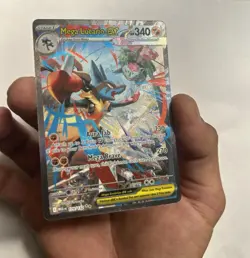Mega Lucario Ex 179/132 Gold Secret Rare Secret Rare Pokemon Card NM Near Mint - Image 3