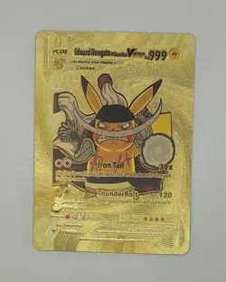 PIKACHU POKEMON ONE PIECE OP EDWARD PIKA CARTE CARD HOLO FLASH FOIL MANGA 43/55 - Image 1