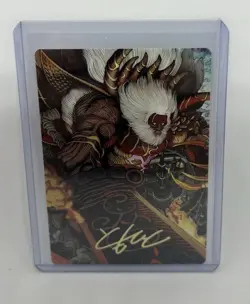 Braska's Final Aeon Final Fantasy Art Card (Gold-Stamped Signature) - NM 39/53 - Image 1