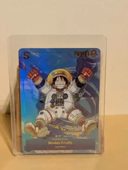 One Piece Card Game: Monkey D Luffy Astronaut Suit Unique Proxy Custom Card - Image 1