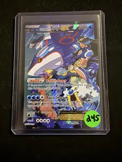 Pokemon TCG Team Aqua's Kyogre-EX Double Crisis Holo Card 6/34 - Image 1