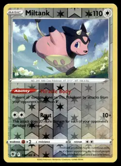 Miltank 126/189 Pokemon Card Astral Radiance Rare 110 HP Rev Holo Near Mint TM - Image 1