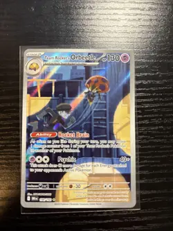 Pokemon TCG Team Rockets Orbeetle Illustration Rare Card Destined Rivals 198/182 - Image 1
