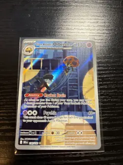 Pokemon TCG Team Rockets Orbeetle Illustration Rare Card Destined Rivals 198/182 - Image 2