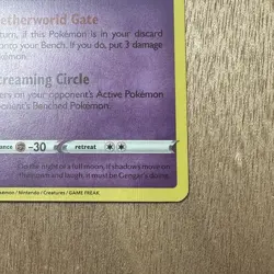 Gengar SWSH241 Lost Origin Stamped Prerelease Black Star Promo Pokemon TCG Card - Image 3