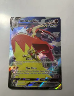 Pokemon Blaziken VMAX TG15/TG30 Silver Tempest Trainer Gallery Card - Image 1