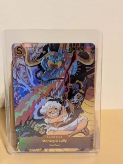 One Piece Card Game: Monkey D Luffy Gear 5 (4) Unique Proxy Custom Card Kaido - Image 1