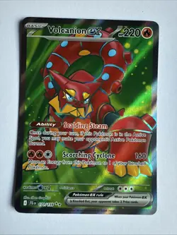 Volcanion ex 171/159 Journey Together Ultra Rare Full Art Pokemon Card Near Mint - Image 1